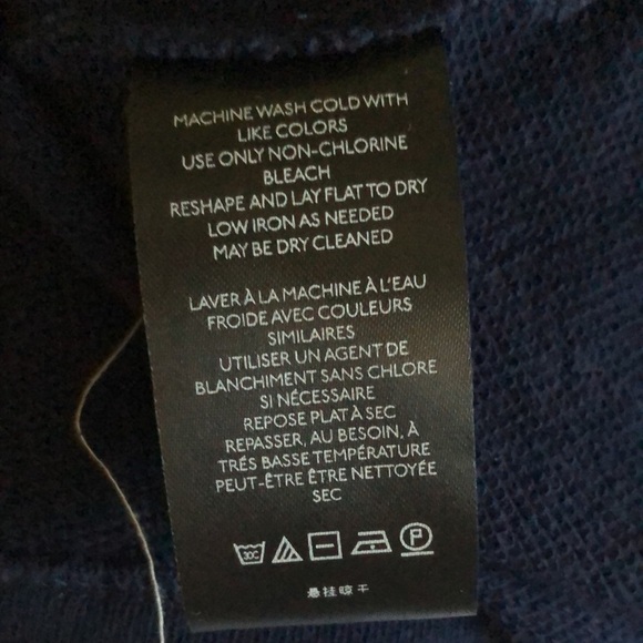 💛 1X 💛 NWT Anthro Top Sweatshirt Tee Riviera Cropped Boxy Oversized Beach​ - Picture 6 of 7